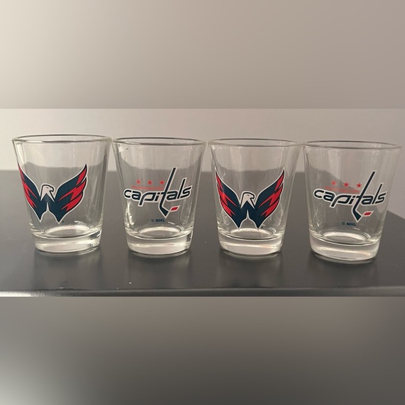 The Memory Company Other - 🆕Washington Capitals NHL 4-Pack Shot Glass